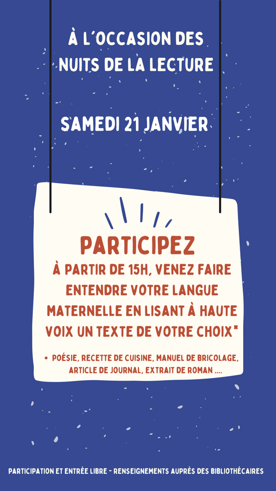 flyer participez nuit de la lecture