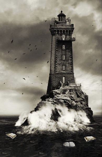 Illustration embarqué phare mer 