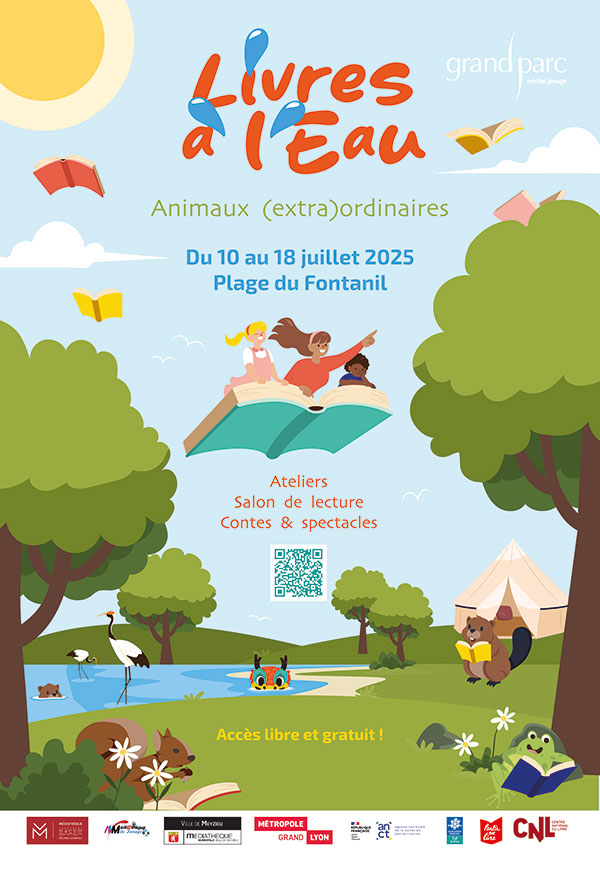 affiche livres a l'eau 2025