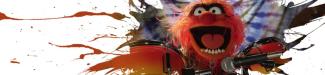 Animal, le batteur du Muppet Show, jouant de la batterie
